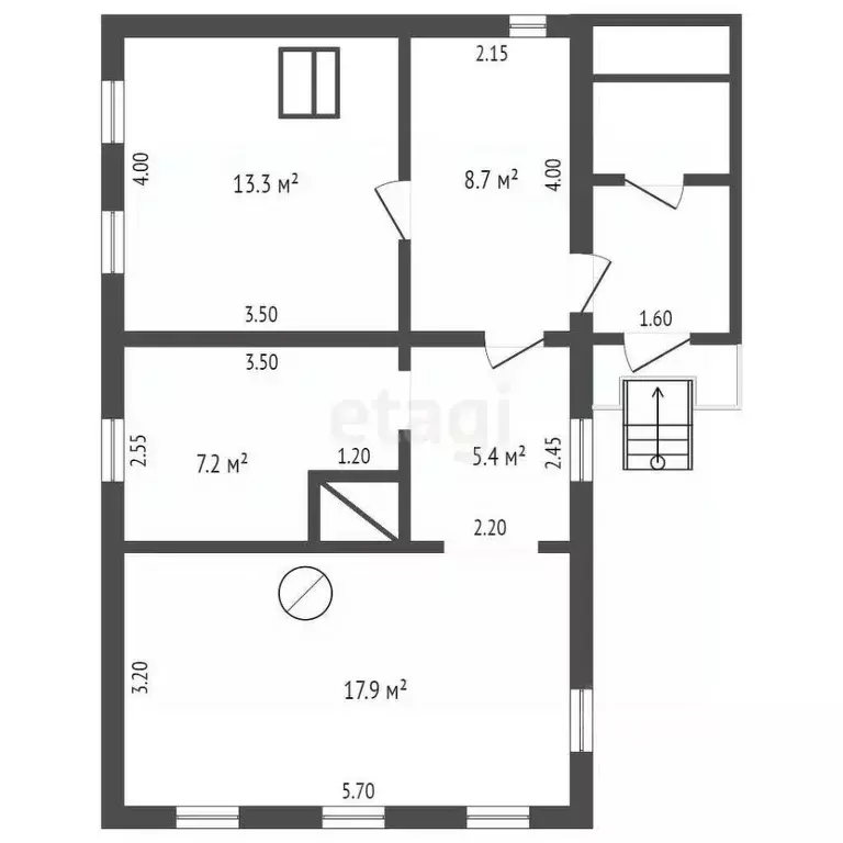 Дом в Архангельская область, Котлас просп. Мира, 97 (53 м) - Фото 1