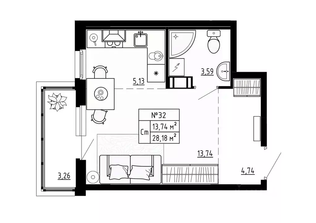 Студия Ленинградская область, Ломоносовский район, Аннинское городское ... - Фото 1