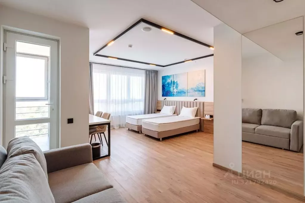 1-к кв. Карелия, Петрозаводск ул. Анохина, 31А (32.0 м) - Фото 1