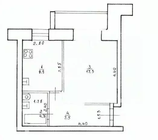 1-к кв. Кировская область, Киров ул. Орджоникидзе, 12 (39.0 м) - Фото 1