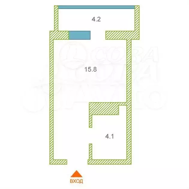 Квартира-студия, 21 м, 19/19 эт. - Фото 0