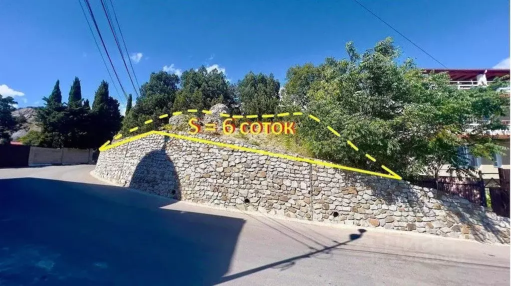 Участок в Крым, Ялта муниципальный округ, Симеиз пгт ул. Максима ... - Фото 1