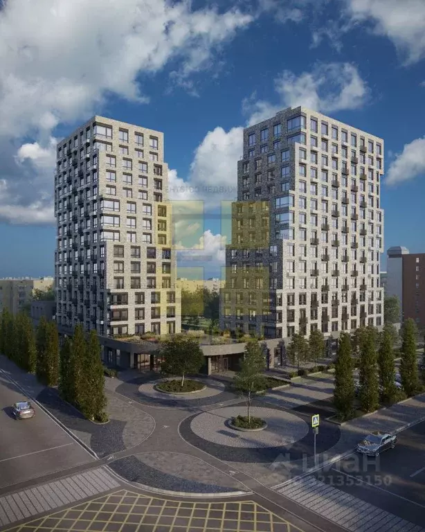 2-к кв. Омская область, Омск ул. Пушкина, 77 (58.0 м) - Фото 1