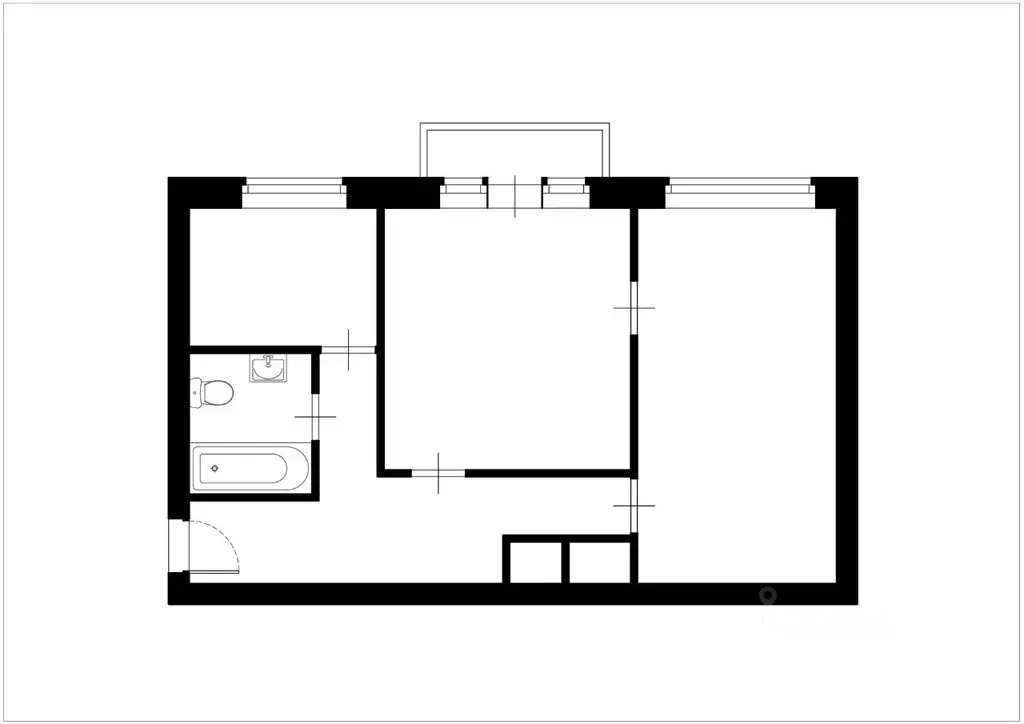 2-к кв. Удмуртия, Ижевск ул. Баранова, 45 (52.0 м) - Фото 2