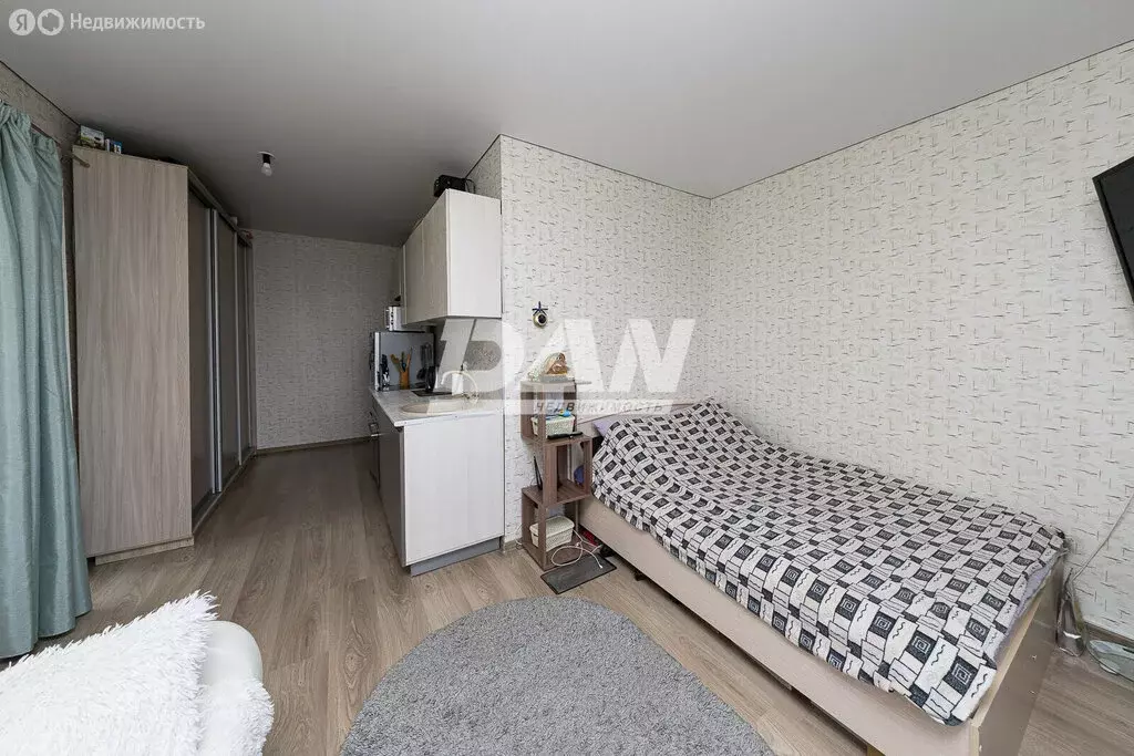 Квартира-студия: посёлок Красное Поле, улица Авиаторов, 5 (27.2 м) - Фото 1