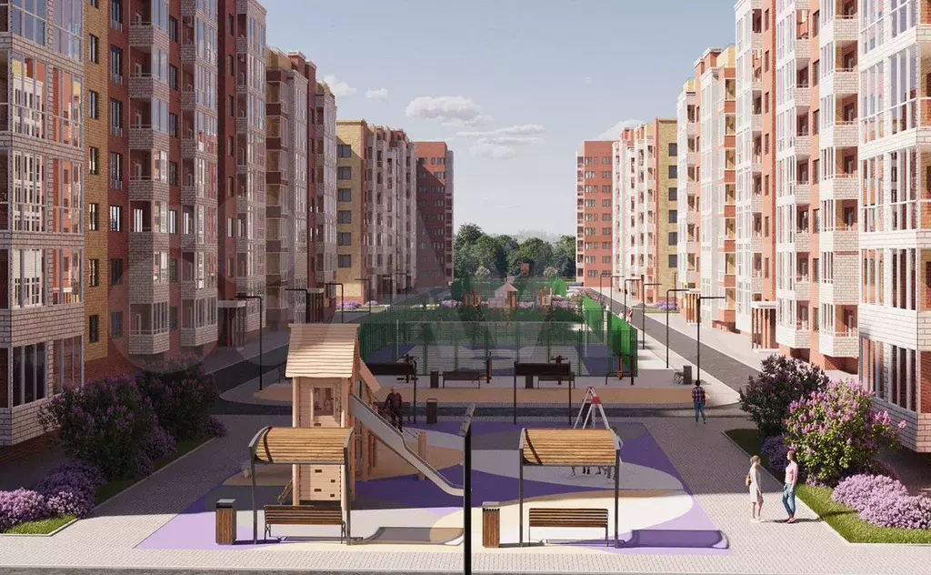 2-к. квартира, 49,5 м, 9/9 эт. - Фото 1
