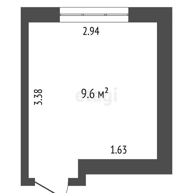 1к в 3-комнатной квартире (9 м) - Фото 1