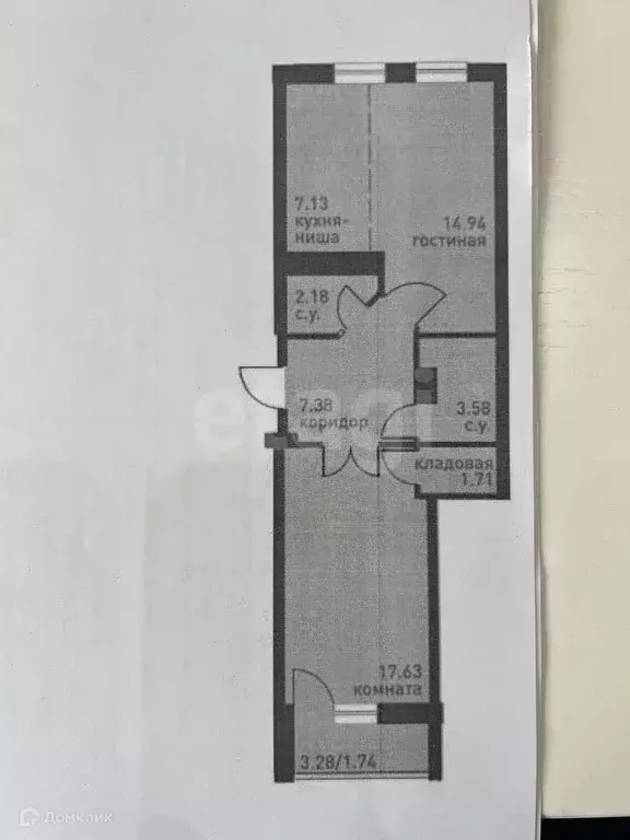 Продаётся 1-к квартира, 31.2 м - Фото 1