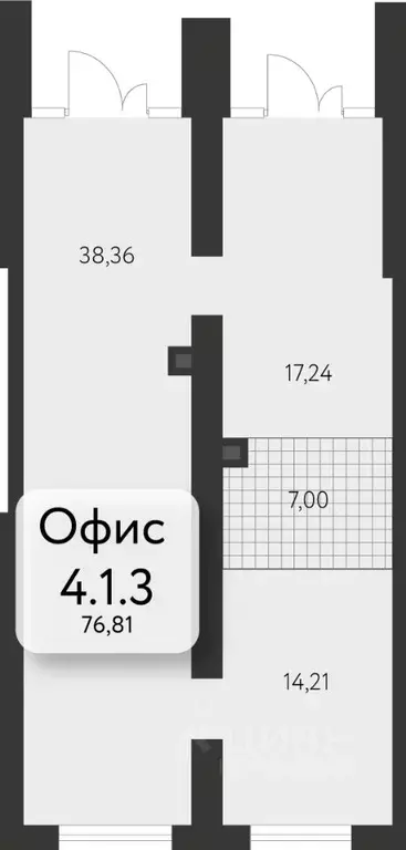 Офис в Свердловская область, Екатеринбург Академический мкр, 3-й кв-л, ... - Фото 1