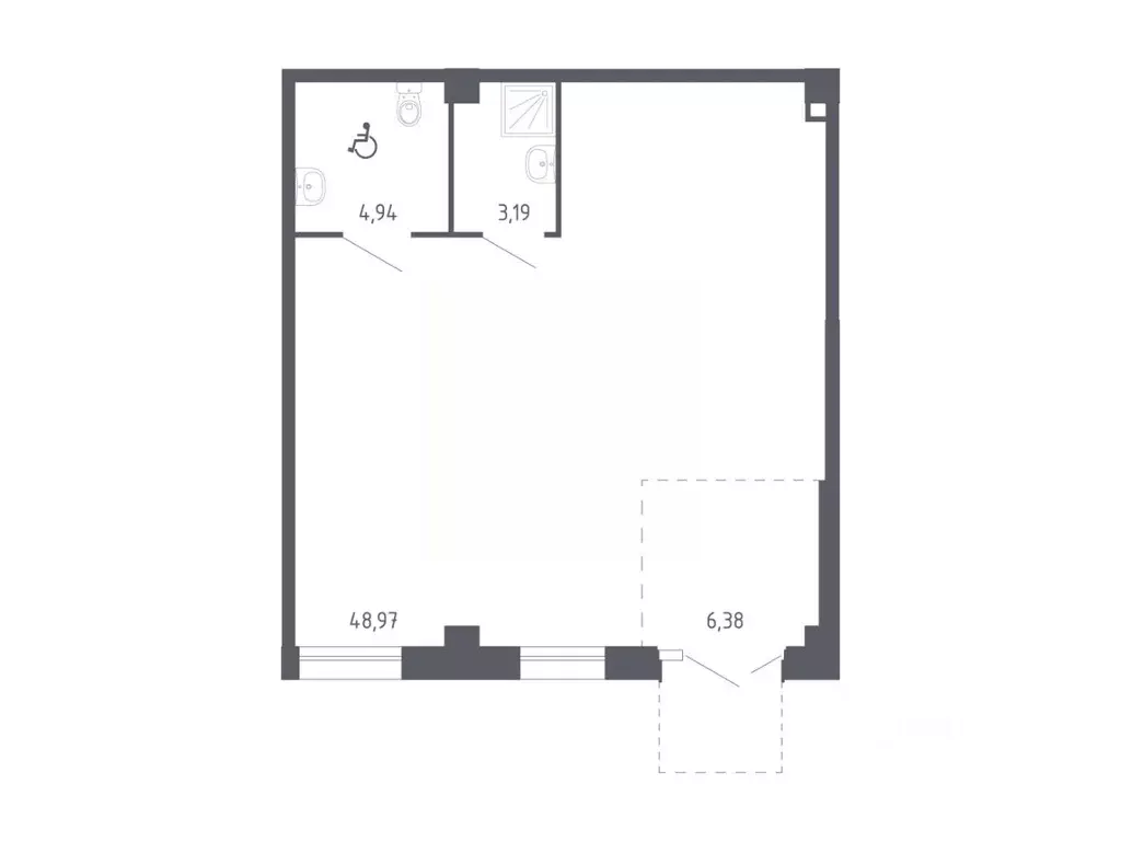 Помещение свободного назначения в Приморский край, Владивосток Квартал ... - Фото 1