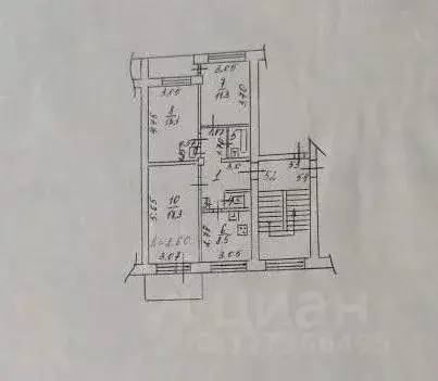 3-к кв. Иркутская область, Иркутск ул. Баумана, 258 (64.2 м) - Фото 2
