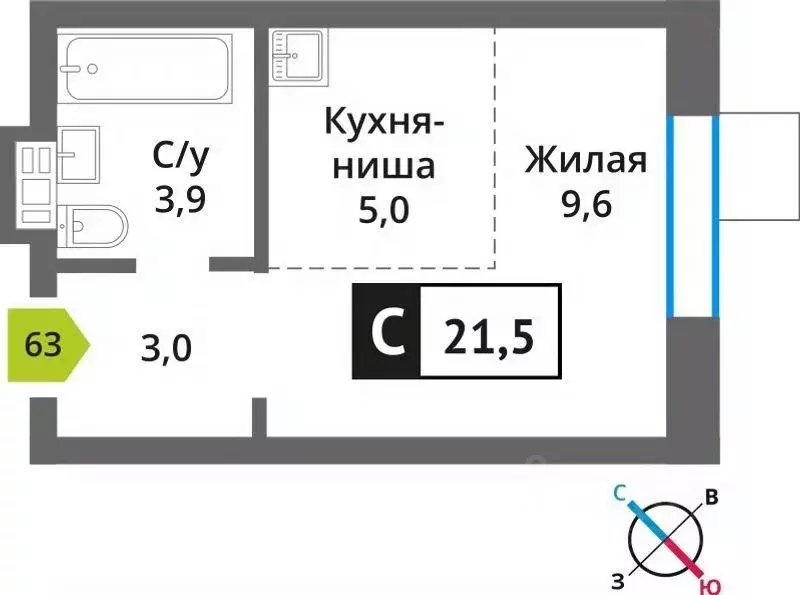 Студия Московская область, Красногорск городской округ, пос. Светлые ... - Фото 0