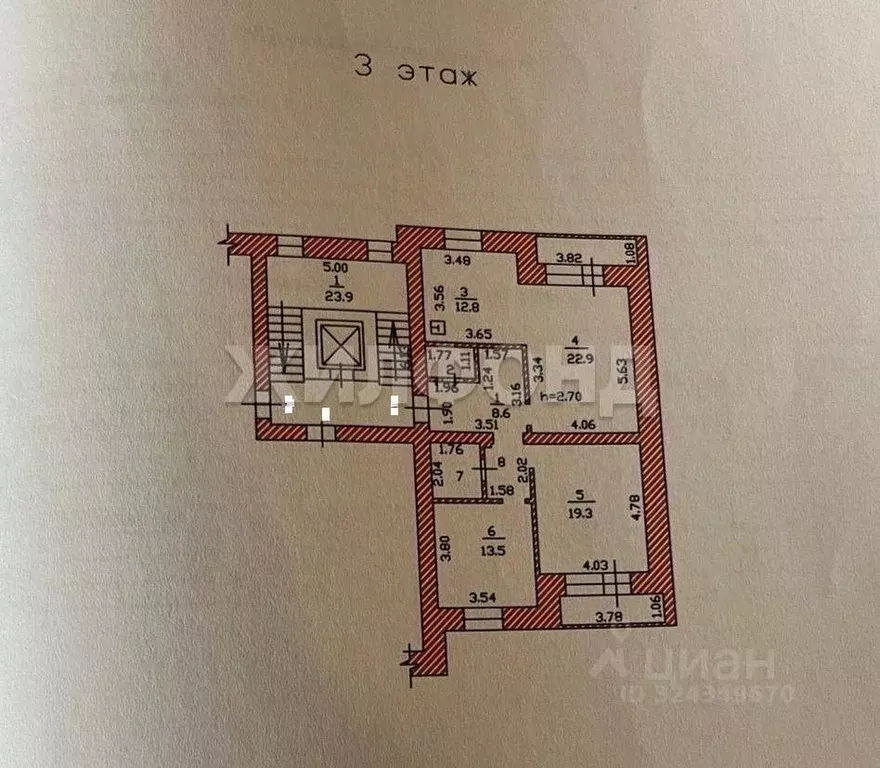 3-к кв. Хакасия, Абакан ул. Крылова, 63 (85.9 м) - Фото 1