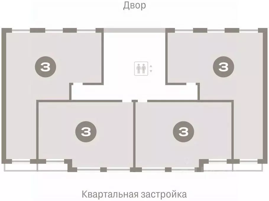 3-к кв. Новосибирская область, Новосибирск Большевистская ул., с49 ... - Фото 1