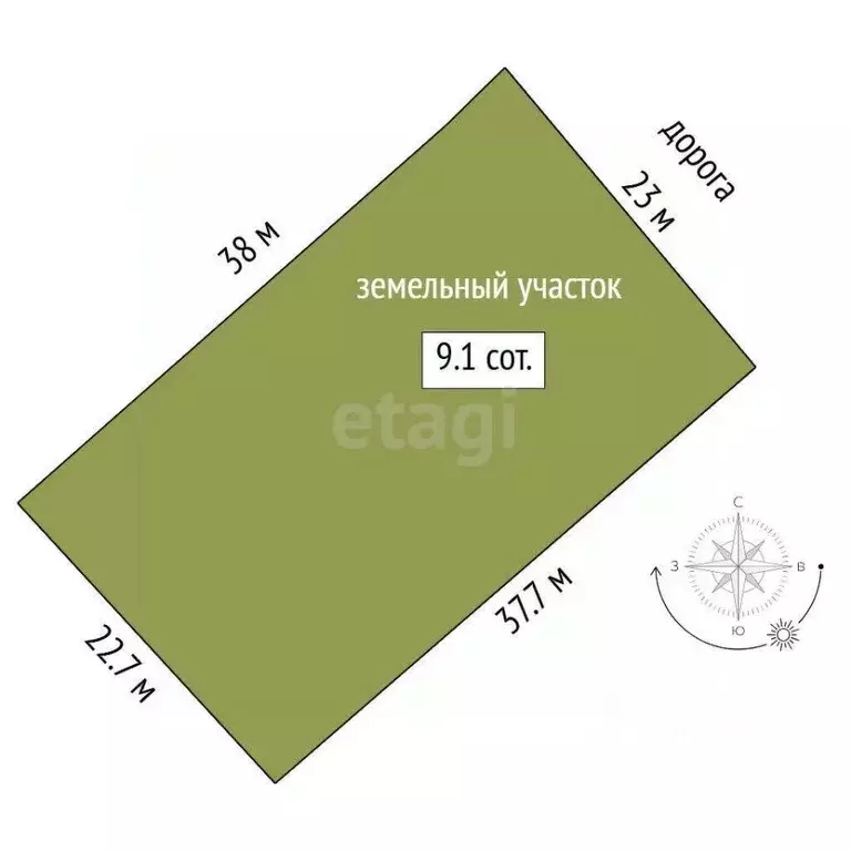 Участок в Тюменская область, Тюменский муниципальный округ, д. ... - Фото 1