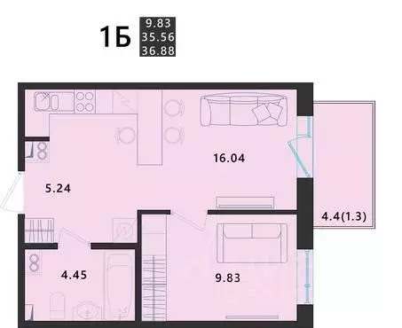 1-к кв. Псковская область, Псковский район, Завеличенская волость, д. ... - Фото 1
