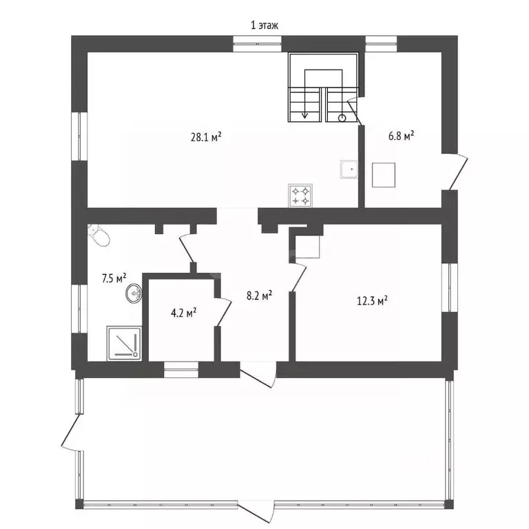 Дом в Амурская область, Ивановский муниципальный округ, с. Черемхово ... - Фото 2