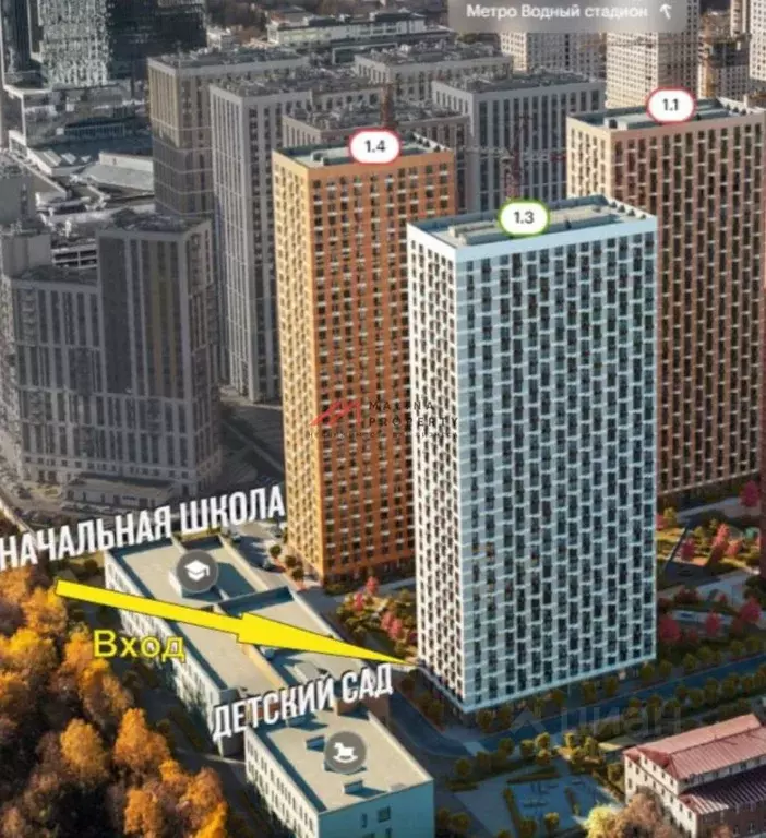 Торговая площадь в Москва Кронштадтский бул., 8к2 (149 м) - Фото 1