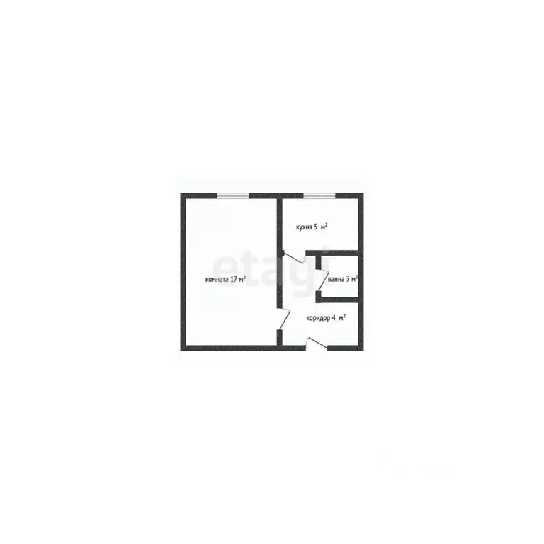 1-к кв. Адыгея, Майкоп ул. Димитрова, 10 (28.0 м) - Фото 1