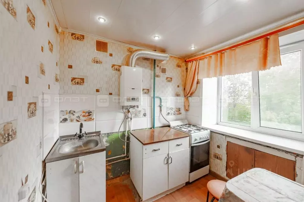 1-к кв. Татарстан, Зеленодольск ул. Татарстан, 34 (31.7 м) - Фото 2