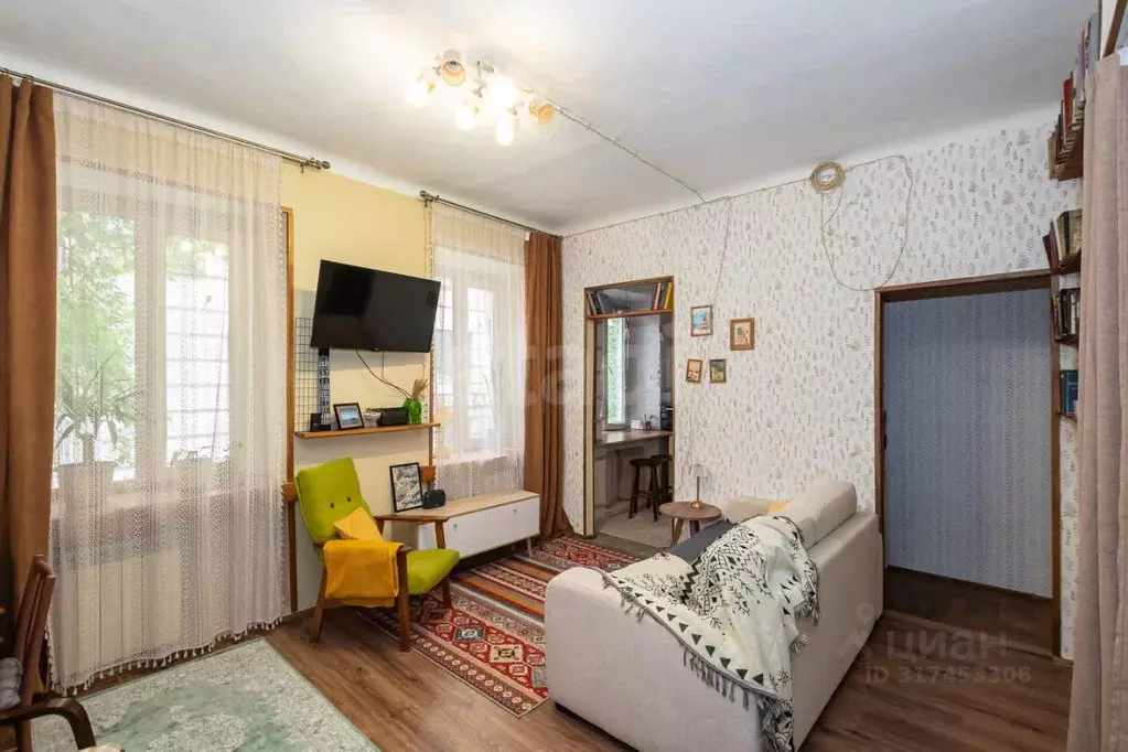 1-к кв. Новосибирская область, Новосибирск ул. Романова, 57А (30.4 м) - Фото 0
