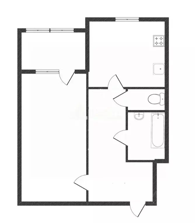 1-к кв. Ямало-Ненецкий АО, Новый Уренгой Советский мкр, 3/5 (35.4 м) - Фото 0