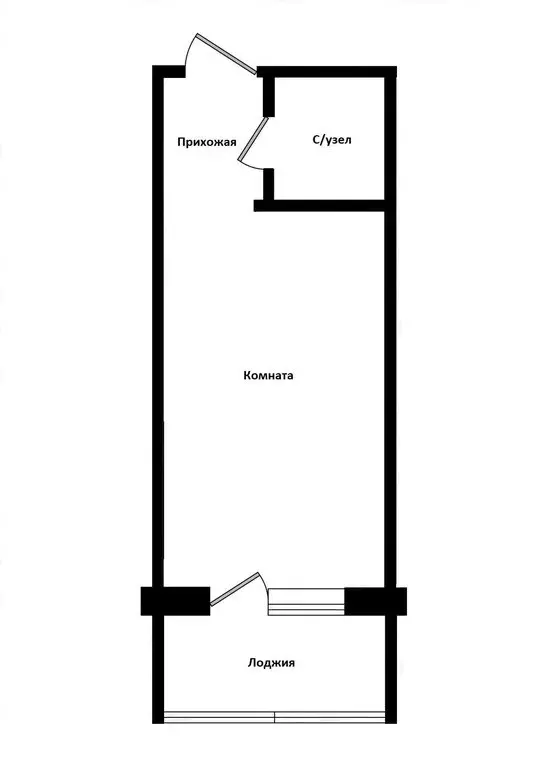 Квартира-студия: Киров, Первомайский район, Заводская улица, 6к1 (23 ... - Фото 1