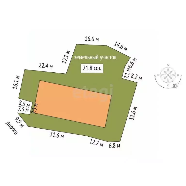 Участок в Ставропольский край, Железноводск ул. Ленина (21.75 сот.) - Фото 1