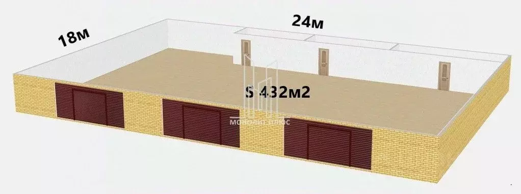 Склад в Ленинградская область, Всеволожский район, Свердловское ... - Фото 1