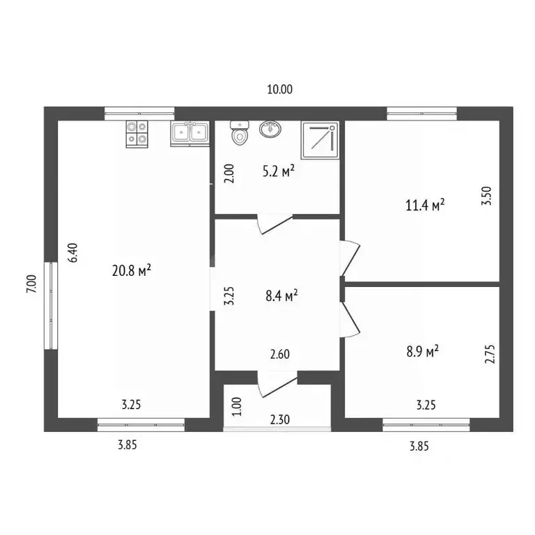 Дом в Калужская область, Малоярославецкий муниципальный округ, Маклино ... - Фото 2
