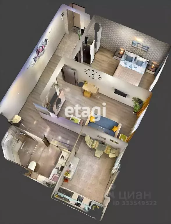 2-к кв. Санкт-Петербург ул. Чехова, 3 (58.7 м) - Фото 2