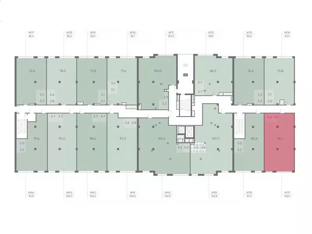Офис в Санкт-Петербург Партизанская ул., 5 (105 м) - Фото 2