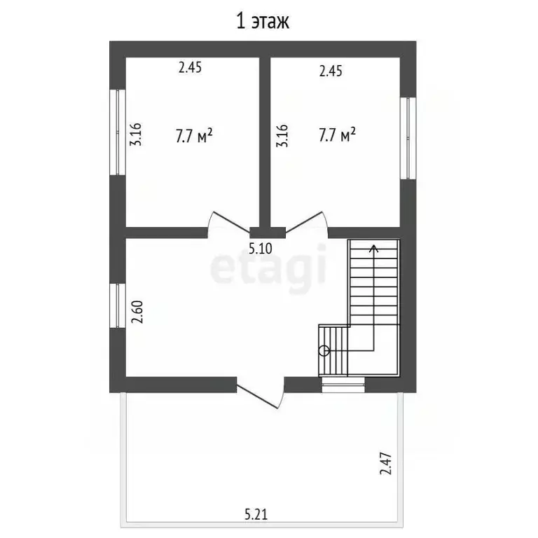 Дом в Крым, Черноморское пгт, Тарханкут СНТ ул. Удачная (75 м) - Фото 2