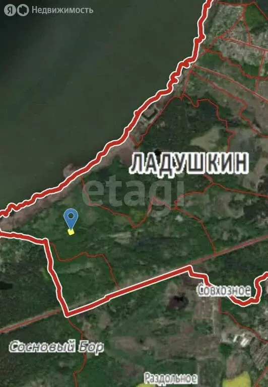 Участок в Калининградская область, Ладушкин (8.81 м) - Фото 0
