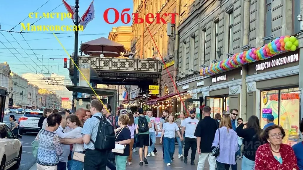 Помещение свободного назначения в Санкт-Петербург Невский просп., 45/2 ... - Фото 2