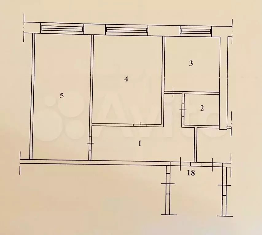 2-к. квартира, 40 м, 1/4 эт. - Фото 0