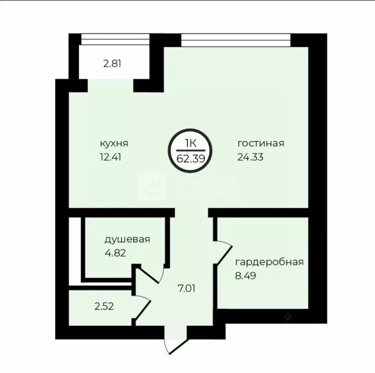 1-к кв. Москва Нахимовский просп., 73 (64.2 м) - Фото 2