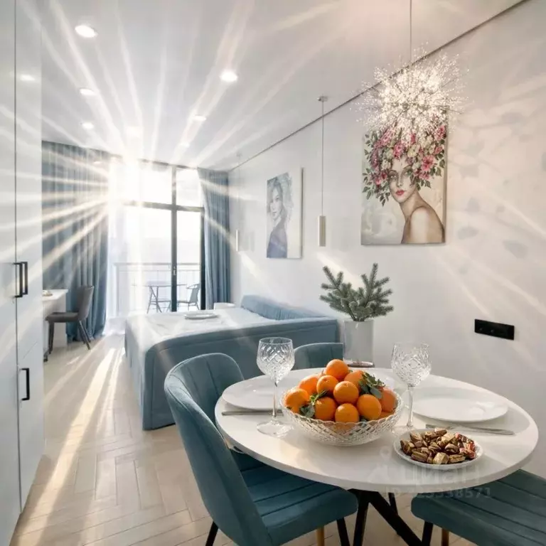 Студия Крым, Алушта ул. Западная, 4к2 (32.0 м) - Фото 0