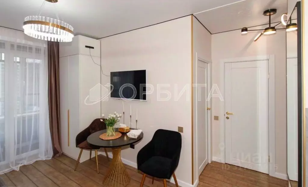 1-к кв. Тюменская область, Тюмень ул. Краснооктябрьская, 4Ак2 (30.9 м) - Фото 0