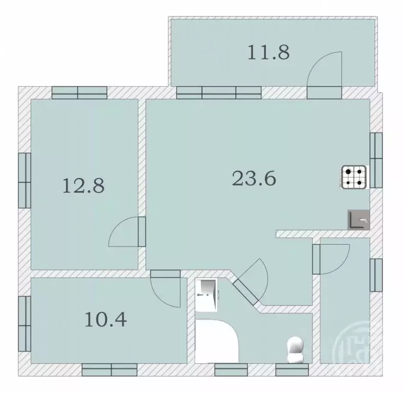 Дом в Ленинградская область, Волосовский район, Бегуницкое с/пос, пос. ... - Фото 2