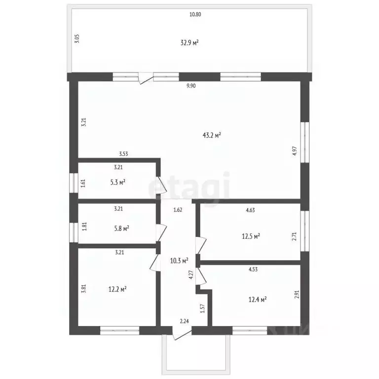 Дом в Удмуртия, Завьяловский район, д. Лудорвай ул. Березовая, 12 (141 ... - Фото 1