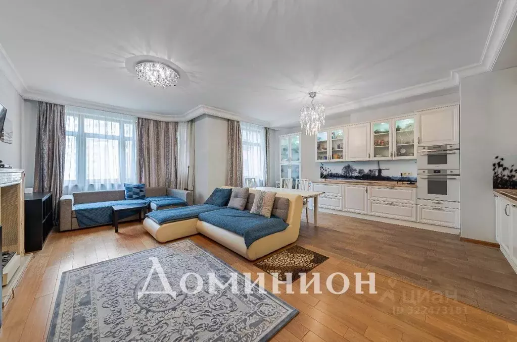 3-к кв. Москва Ломоносовский просп., 25к5 (120.0 м) - Фото 1