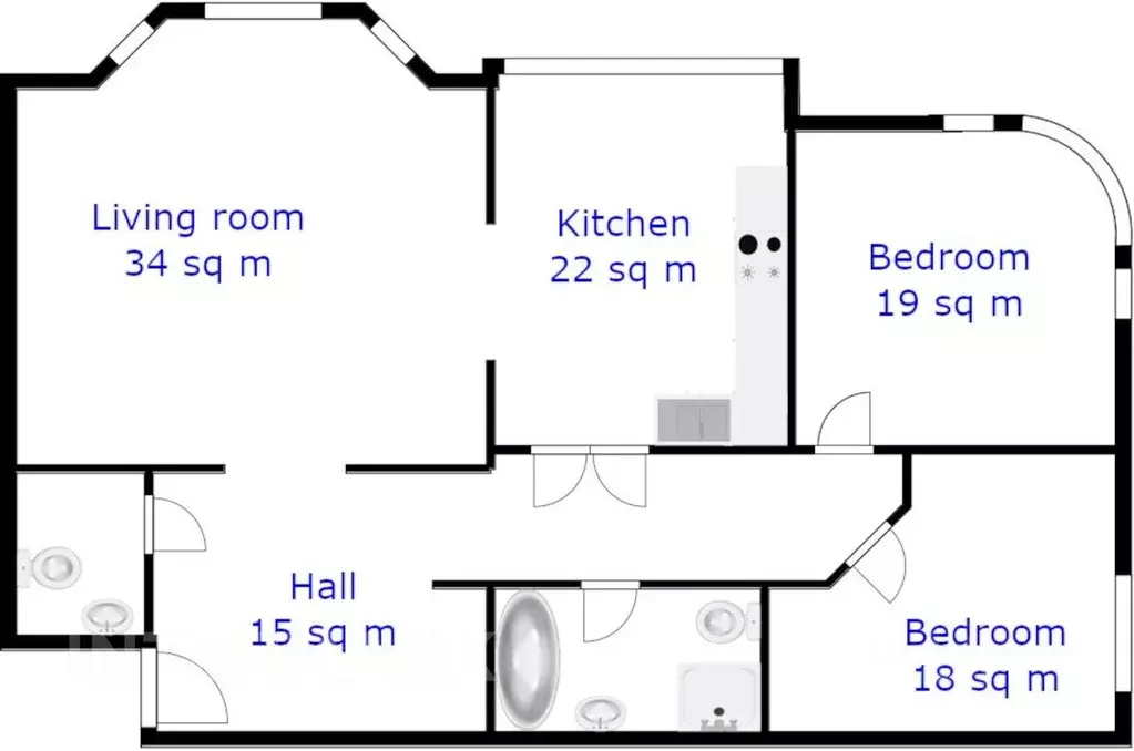 3-к кв. Москва Грохольский пер., 28 (140.0 м) - Фото 1