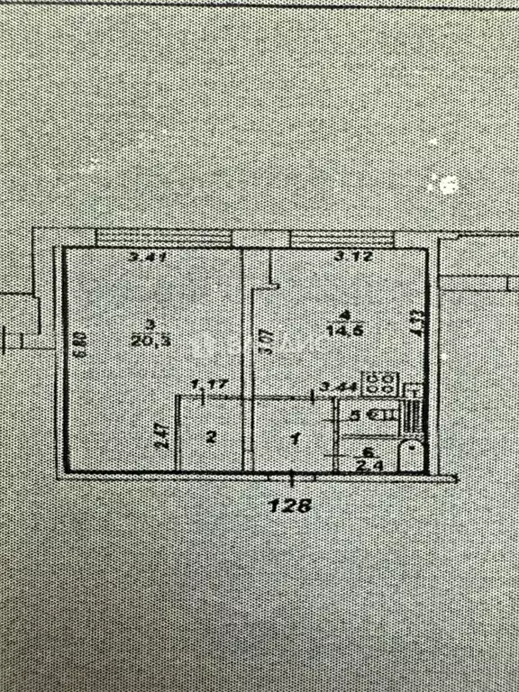 1-к кв. Воронежская область, Воронеж ул. Антонова-Овсеенко, 7л (44.2 ... - Фото 2