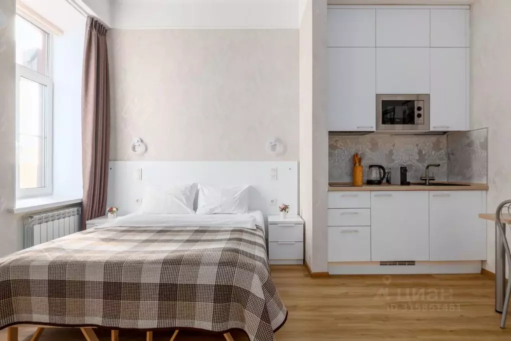 Студия Санкт-Петербург Стремянная ул., 20 (32.0 м) - Фото 1