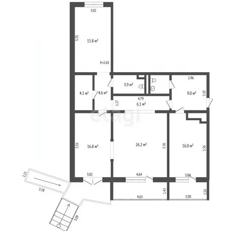 Торговая площадь в Челябинская область, Челябинск ул. Героев ... - Фото 2