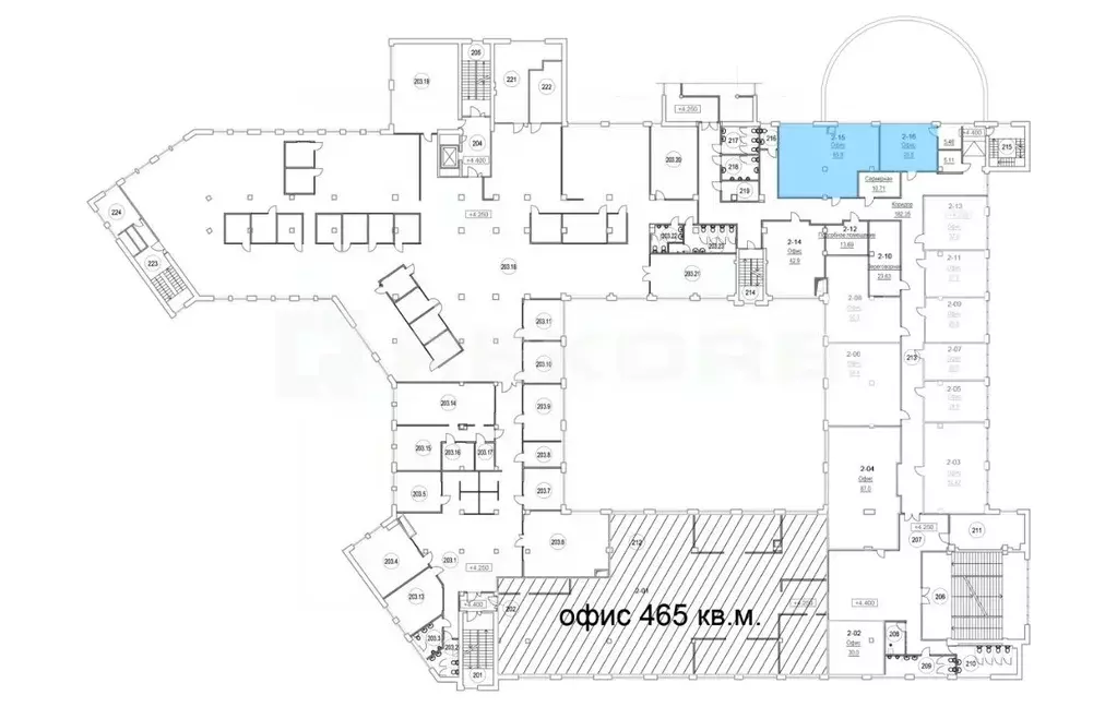 Офис в Санкт-Петербург просп. Большой Васильевского острова, 68 (92 м) - Фото 1