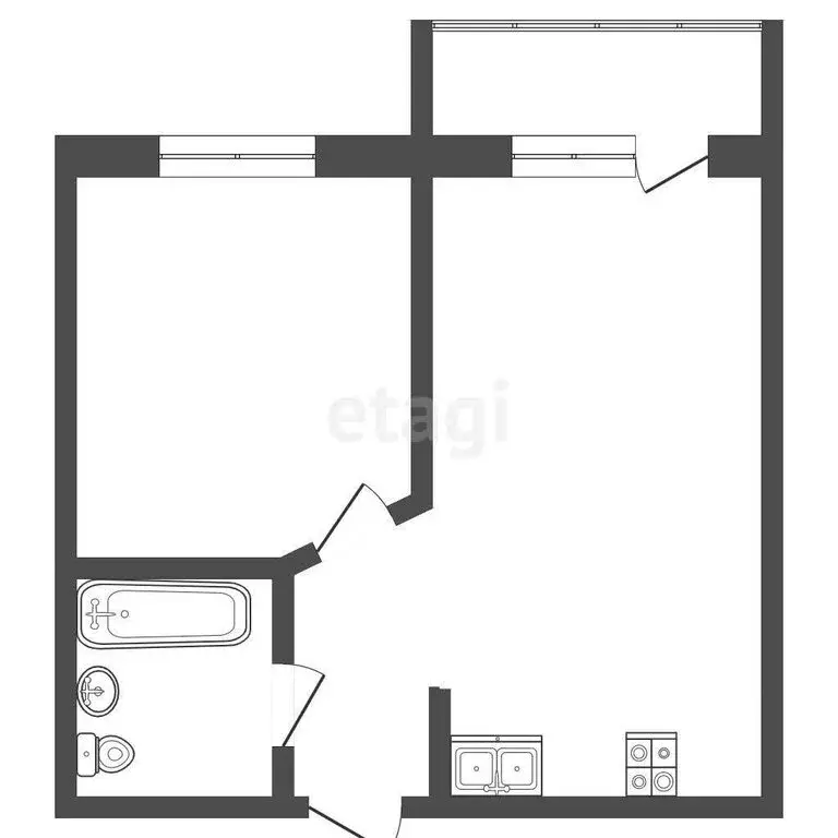 1-комнатная квартира: Вологда, улица Космонавта Беляева, 32к1 (43.8 м) - Фото 1