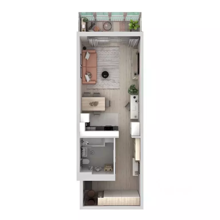 1-к кв. Красноярский край, Красноярск ул. Светлова (43.09 м) - Фото 1