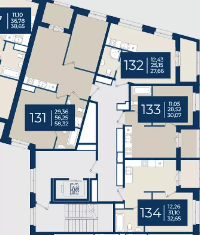 2-к кв. Ленинградская область, Ломоносовский район, Аннинское ... - Фото 2